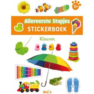 👉 Stickerboek Allereerste stapjes 0 - kleuren 3+ 9789403221878