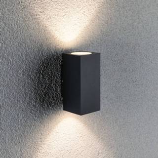 👉 Buitenwandlamp antraciet a+ Paulmann Flame 2lp 12,8cm