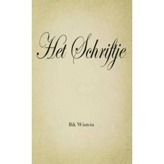 👉 Schrift Het Schriftje - Rik Wintein (ISBN: 9789403611167) 9789403611167