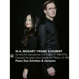 👉 Piano Sonata for two pianos.. .. in d major k.448/375a / fantasie four hand. scholtes & janssens piano, cd 608917284829