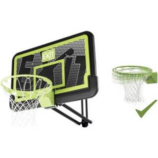 👉 Basketbalbord zwart Exit Galaxy Voor Muurmontage Met Dunkring - Black Edition 8719874704342