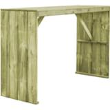 👉 Bartafel fsc grenenhout hout groen Vidaxl 170x60x110 Cm Geïmpregneerd 8718475714668