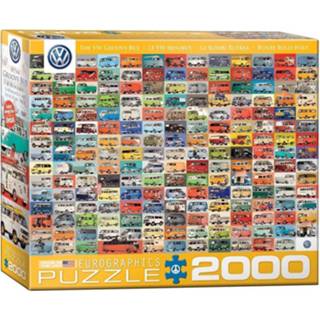 👉 Puzzel engels legpuzzels The VW Groovy Bus (2000 stukjes) 628136207836