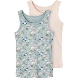 👉 Katoen mix meisjes paars Name it Tank Top 2 Pack Pale Mauve 5714927313642