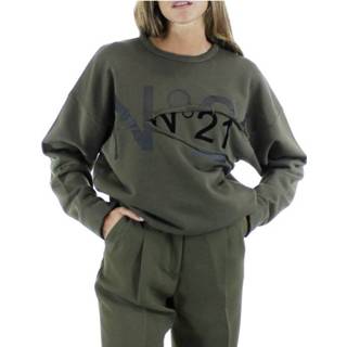 👉 Sweatshirt vrouwen groen Logo