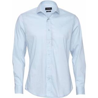 👉 Overhemd XL male blauw Overhemd- CC London Stretch Nano L/S