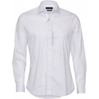 👉 Overhemd XL male wit Overhemd- London Stretch Nano
