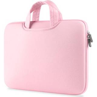 👉 FONU Laptop Airbag Tas tot 13 inch - Roze