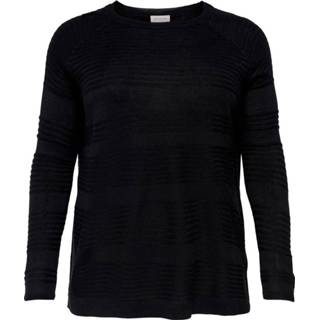 Pullover vrouwen zwart Carairplain L/S KNT