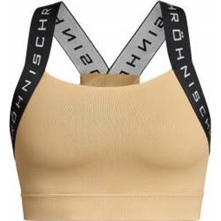 👉 Sport BH beige XS vrouwen Röhnisch - Women's Kay Sports Bra Sportbeha maat XS, 7314840129313