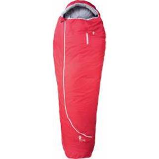 👉 Grüezi Bag - Biopod Wolle Zero XL - Synthetische slaapzak maat 230 x 85 x 60 cm, rood/roze