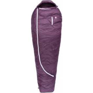 👉 Grüezi Bag - Women's Biopod Downwool Subzero 175 - Donzen slaapzak maat 175 cm - 200 x 77 x 50 cm, berry