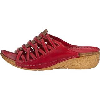 👉 Muil vrouwen rood leer Muiltje Gemini 4047053985485