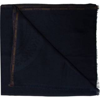 👉 Onesize male blauw Branded scarf