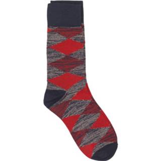 👉 Sock male rood Socks Didde Squares