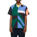 👉 Shirts korte mouw m male groen Resort Short Sleeve Shirt