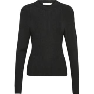 👉 Pullover XL vrouwen zwart LinnIW Puff