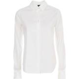 👉 Shirt vrouwen wit Stretch