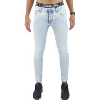 👉 Skinnyjeans male blauw Skinny jeans