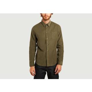 👉 Shirt male groen Slim fit