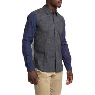 👉 Shirt l male zwart Multi Check