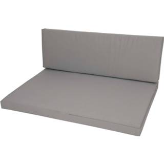 👉 Grijs Palletkussen zit en rug (120x80cm) Foy grey 4014082058923