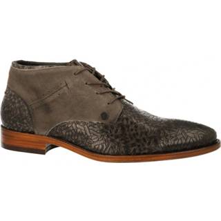 👉 Veterboots leer herenschoenen male grijs Rehab Veterboot