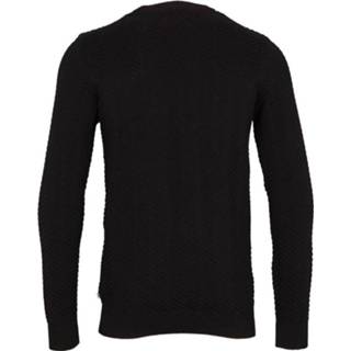 👉 Trui truien l zwart male katoen Kronstadt Carlo katoenen black -