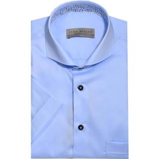 👉 Katoen overhemden male blauw John Miller Tailored fit 2015000080240 8719631725009