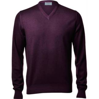 👉 V-hals trui wol truien male rood Gran Sasso 2015000006660 2015000006707 2015000006714