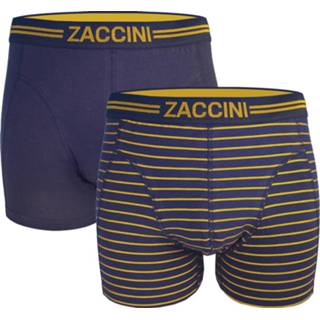 👉 Boxershort blauw groen l male mannen Zaccini heren boxershorts 2 pack 8720086135039