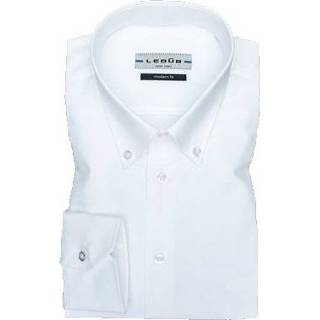 👉 Overhemd overhemden male wit Ledûb Modern fit 8716607253115 8716607253139
