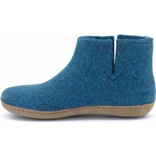 👉 Pantoffels wol vrouwen blauw Glerups Laars pantoffel 5710715013961