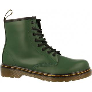 👉 Veterboots meisjes vrouwen groen Dr. Martens