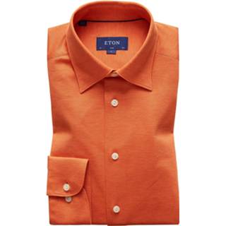 👉 Overhemd katoen l overhemden male oranje Eton jersey 2015000017994 2015000017987 2015000018014