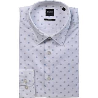 👉 Casual overhemd katoen XXXL overhemden male wit Hugo Boss 4029051742185