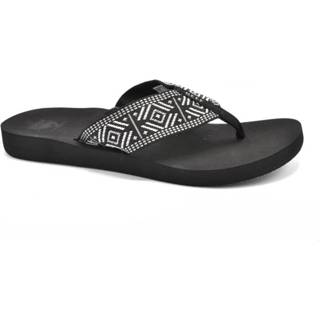 👉 Damesschoenen vrouwen zwart Reef Spring woven 4064701006293 4064701006316