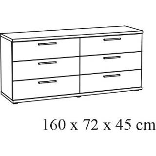 👉 Wit Ladencommode Rosalia-B 7435153073060