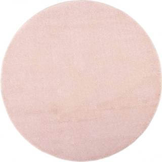 👉 Vloerkleed roze polypropyleen rond effen montana Roze-Ø 160 cm 9110023811987