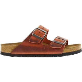 👉 Rood vrouwen Birkenstock Arizona earth red fettleder narrow 4039854830842