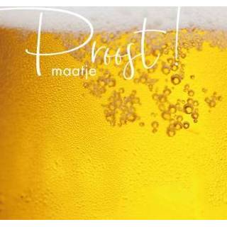 👉 Paperclip bier | Verjaardagskaart Proost!