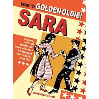 👉 Paperclip sara | Verjaardagskaart Golden oldie!