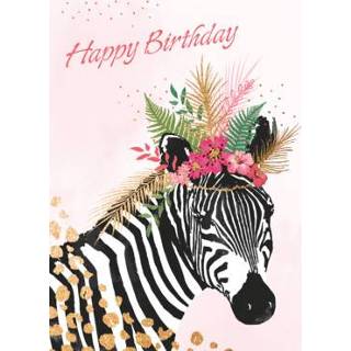 👉 Verjaardagskaart bloemen UK Greetings | Zebra