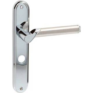 👉 Deurkruk chroom RVS male wc 63/8mm Brunico mat chroom/RVS 8711613155828