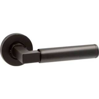 👉 Deurkruk rond zwart PVD male rozet Arkitekt 8711613882878