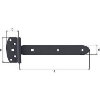 👉 Staal male GAH Alberts staartscharnier verzinkt ø2,5mm 4004338310653
