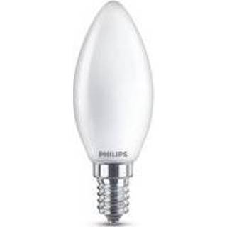 Ledlamp wit male Philips LED-lamp kaars E14 2,2W warm - 2 stuks 8718699782078