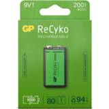 👉 Oplaadbare batterij GP Batteries ReCyko Accu 9V 200mAh 1st 4891199199899