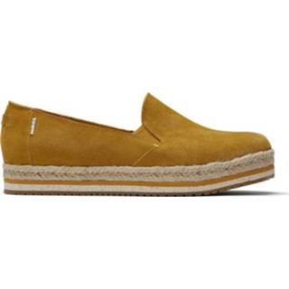 👉 Leer damesschoenen vrouwen geel Toms Palma 4064701149327