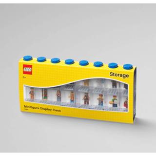 👉 Unisex blauw LEGO Mini Figure Display (16 Minifigures) - Blue